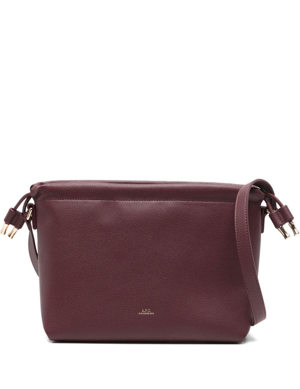 Borsa a tracolla Ninon in bordeaux A.P.C. - donna 
