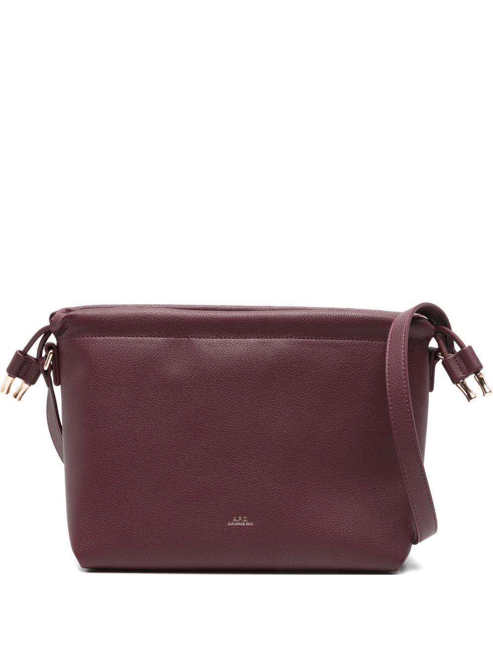 Borsa a tracolla Ninon in bordeaux A.P.C. - donna 