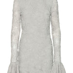 Abito corto con motivi floreali in grigio Rotate - donna 