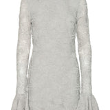 Abito corto con motivi floreali in grigio Rotate - donna 