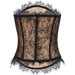 Corsetto in pizzo rosa e nero Giuseppe Di Morabito - donna 