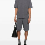 Bermuda twisted in grigio medio YMC - uomo 