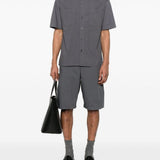 Bermuda twisted in grigio medio YMC - uomo 