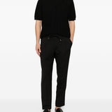 Pantaloni wimbledon con coulisse in nero Briglia 1949 - uomo 