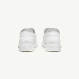 Mocassini in pelle in bianco MM6 x Dr. Martens - donna 