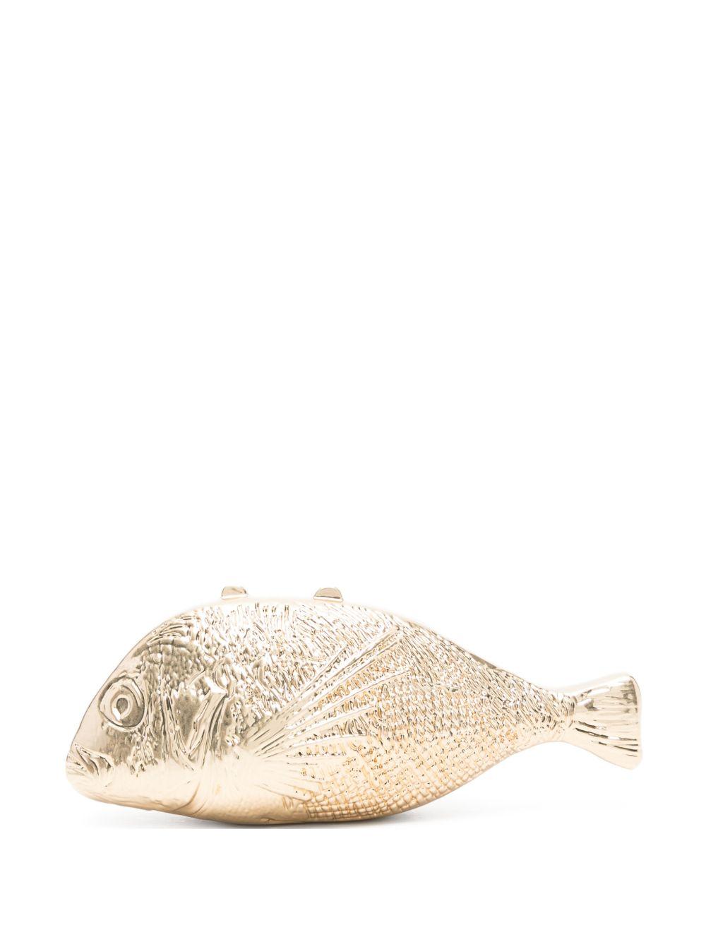 Borsa clutch splash in oro Simkhai - donna 
