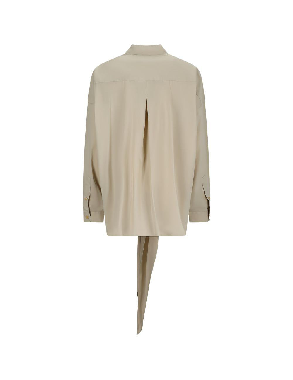 Camicia Romy con nodo in verde Darkpark - donna 