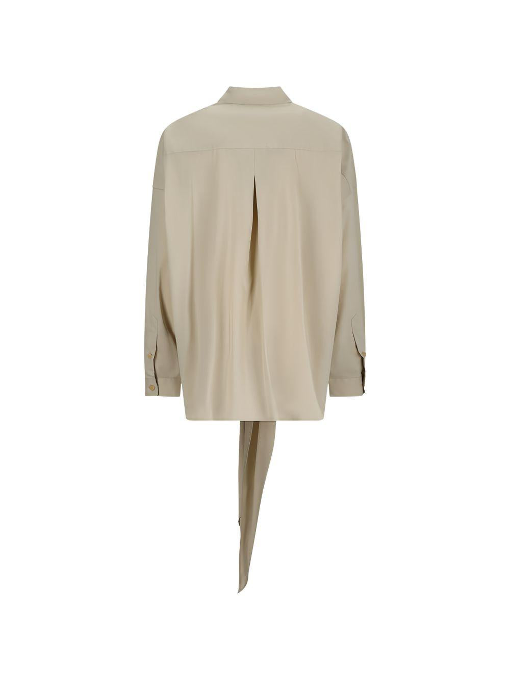 Camicia Romy con nodo in verde Darkpark - donna 