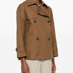 Trench corto MTCzeno in marrone Max Mara the cube - donna 
