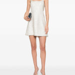 Mini abito con perline ziva in bianco Simkhai - donna 
