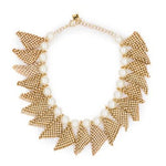 Collana frizz con perline in oro Rosantica - donna 