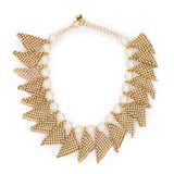 Collana frizz con perline in oro Rosantica - donna 