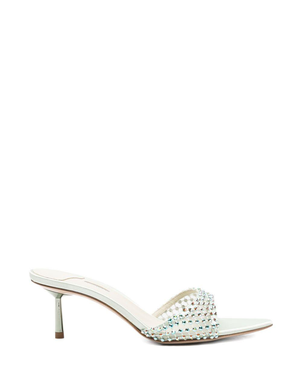 Sandali con cristalli bella in bianco Le silla - donna 