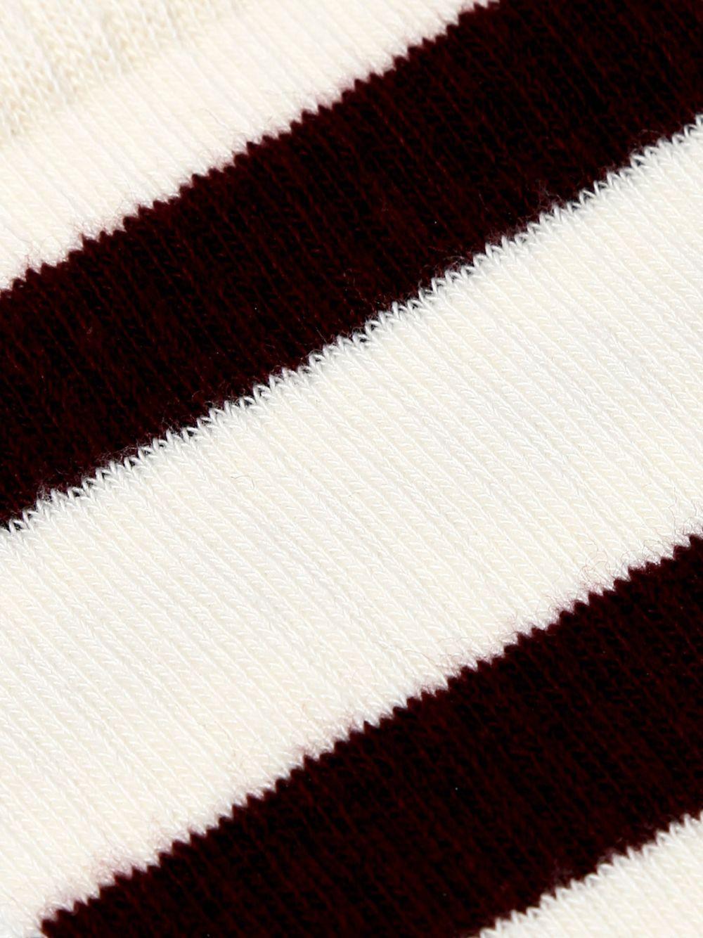 Calzini con logo in beige 