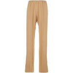 Pantaloni con spacchi laterali in beige Forte forte - donna 