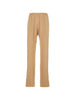 Pantaloni con spacchi laterali in beige Forte forte - donna