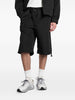 Pantaloncini con cintura e tasche con zip in nero Oamc peacemaker - uomo