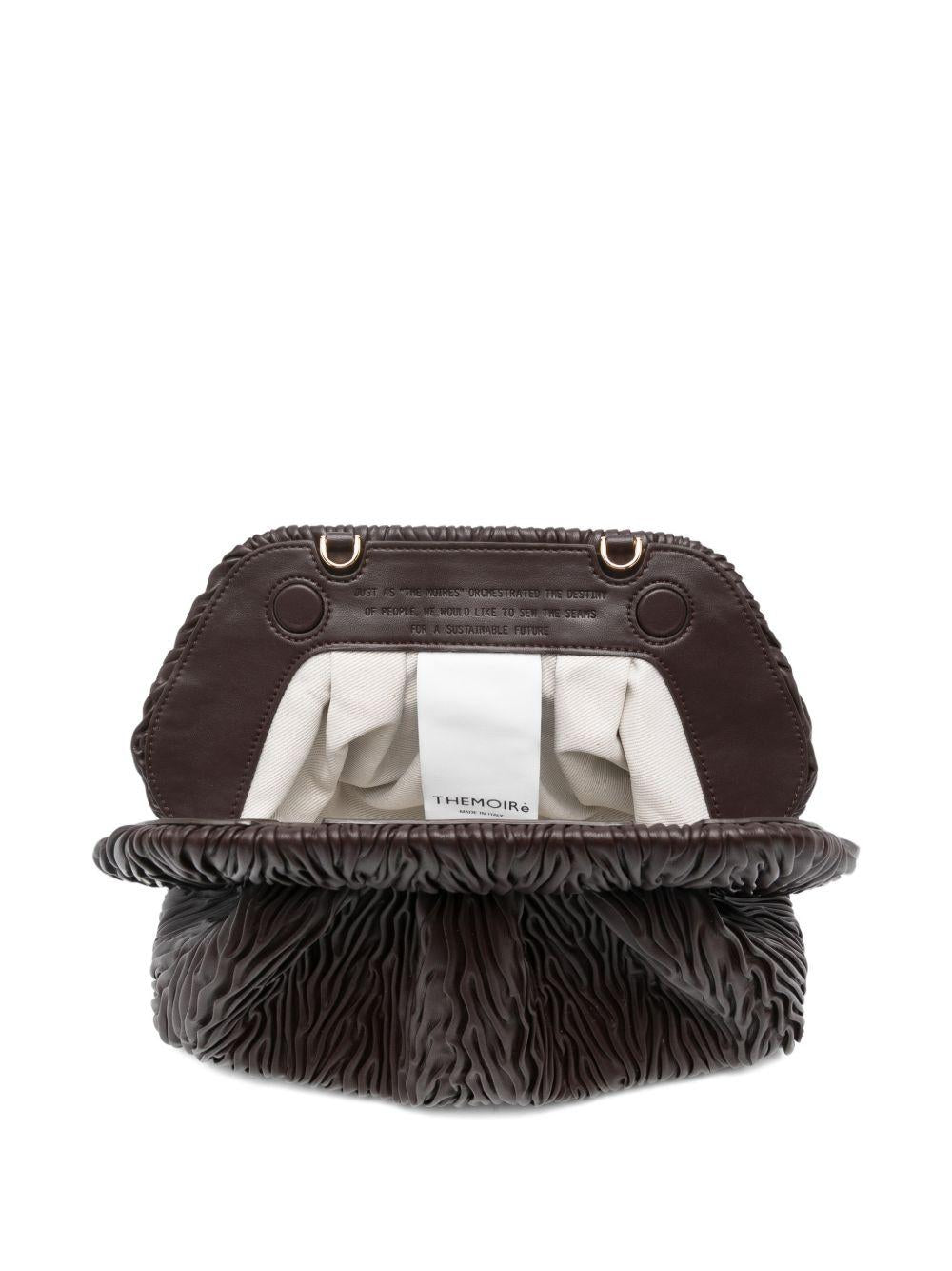 Clutch bios media in marrone Themoirè - donna 