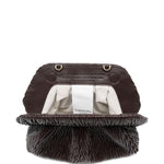 Clutch bios media in marrone Themoirè - donna 