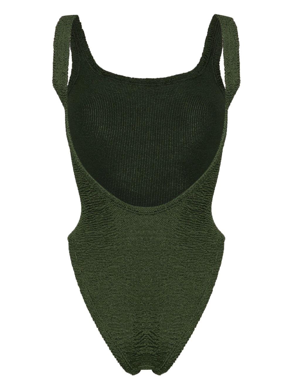 costume intero square in verde hunza g - donna 