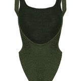 costume intero square in verde hunza g - donna 