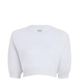 Top in lana lorelai in celeste con Khaite - donna 