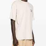 T-shirt con stampa in beige Drole de monsieur - uomo 