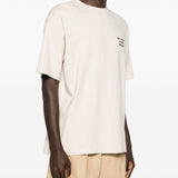 T-shirt con stampa in beige Drole de monsieur - uomo 