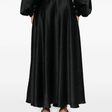 Gonna con trama a rilievo in nero Forte forte - donna 