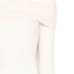 Abito lungo con spalle scoperte in avorio Entire studios - donna 