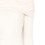 Abito lungo con spalle scoperte in avorio Entire studios - donna 