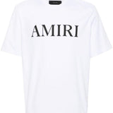 T-shirt a maniche corte con logo  in bianco 