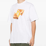 T-shirt cheese toast in bianco carhartt wip - uomo 