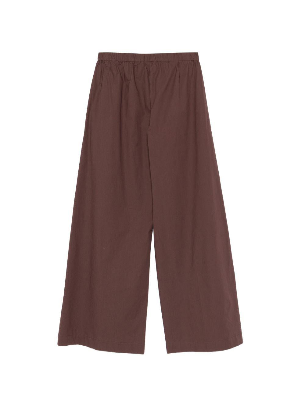 Pantaloni elasticizzati in marrone Antonelli - donna 