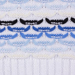 Polo con logo a righe e applicazione in blu Casablanca - uomo 