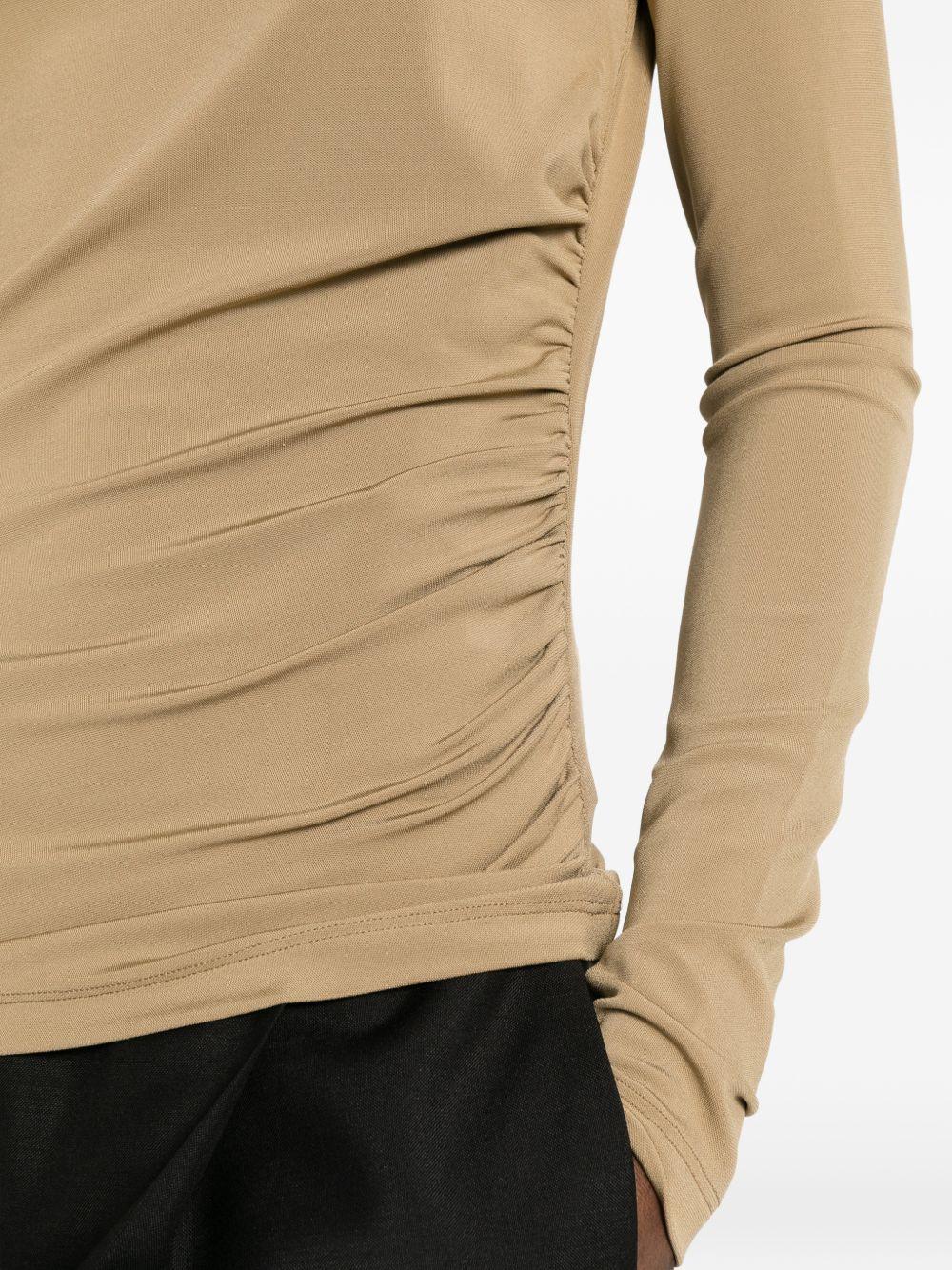 t-shirt arricciato gomma in beige Maxmara - donna 