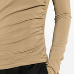 t-shirt arricciato gomma in beige Maxmara - donna 