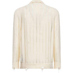 Polo in maglia con bottoni in beige Laneus - uomo 