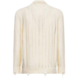 Polo in maglia con bottoni in beige Laneus - uomo 