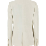 Blazer Kiran con revers a scialle in bianco Uma wang  - donna 