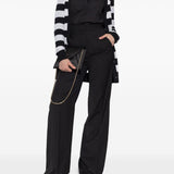 Cardigan a righe fiemme in bianco e nero Maxmara - donna 