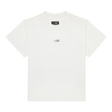 T-shirt girocollo con logo in bianco Mm6 maison margiela - uomo 
