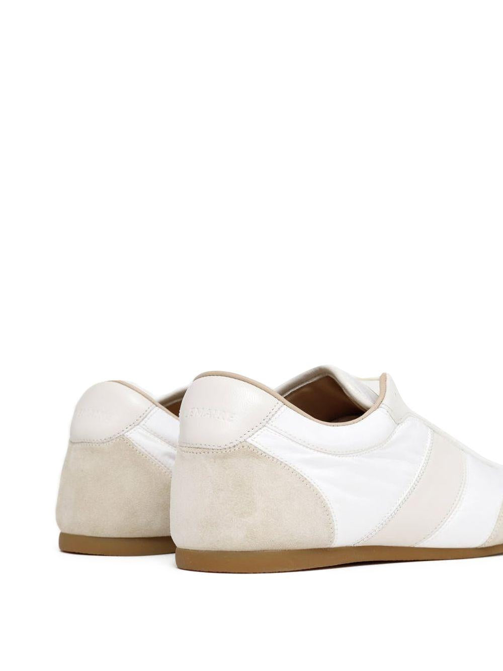 Sneakers soft runner in bianco Lemaire - uomo 