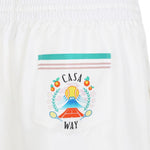 Shorts sportivi Casa Way con coulisse in bianco Casablanca - uomo 