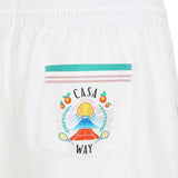 Shorts sportivi Casa Way con coulisse in bianco Casablanca - uomo 