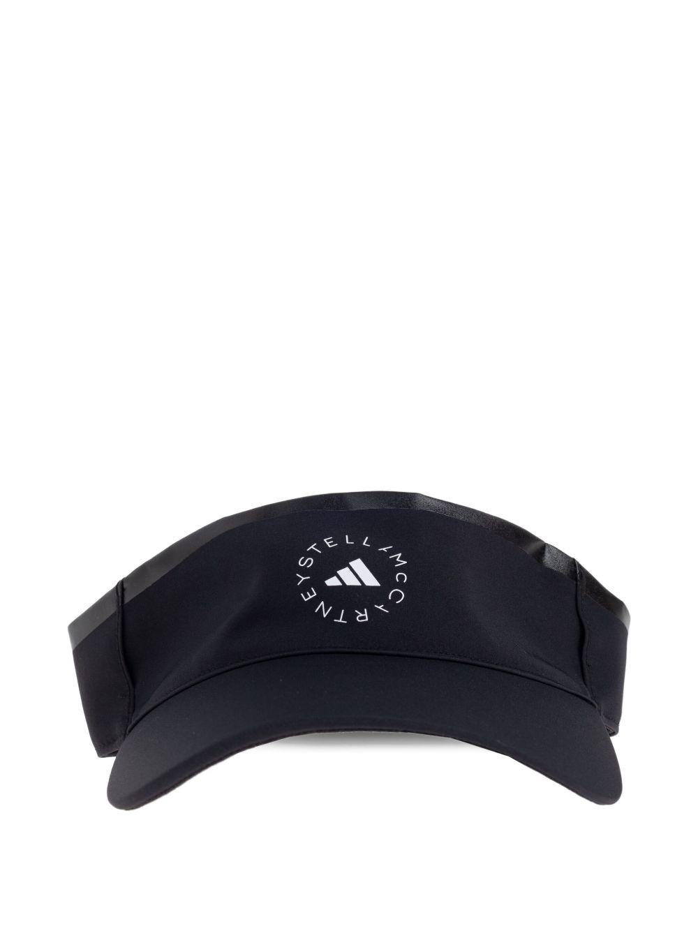 Visiera con stampa in nero Adidas by stella mc cartney - donna 
