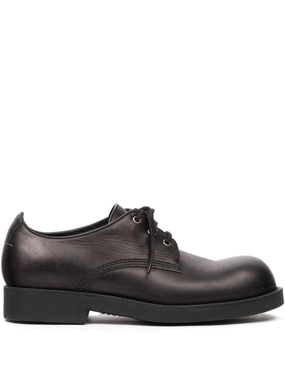 Derby con lacci in nero Mm6 maison margiela - uomo 