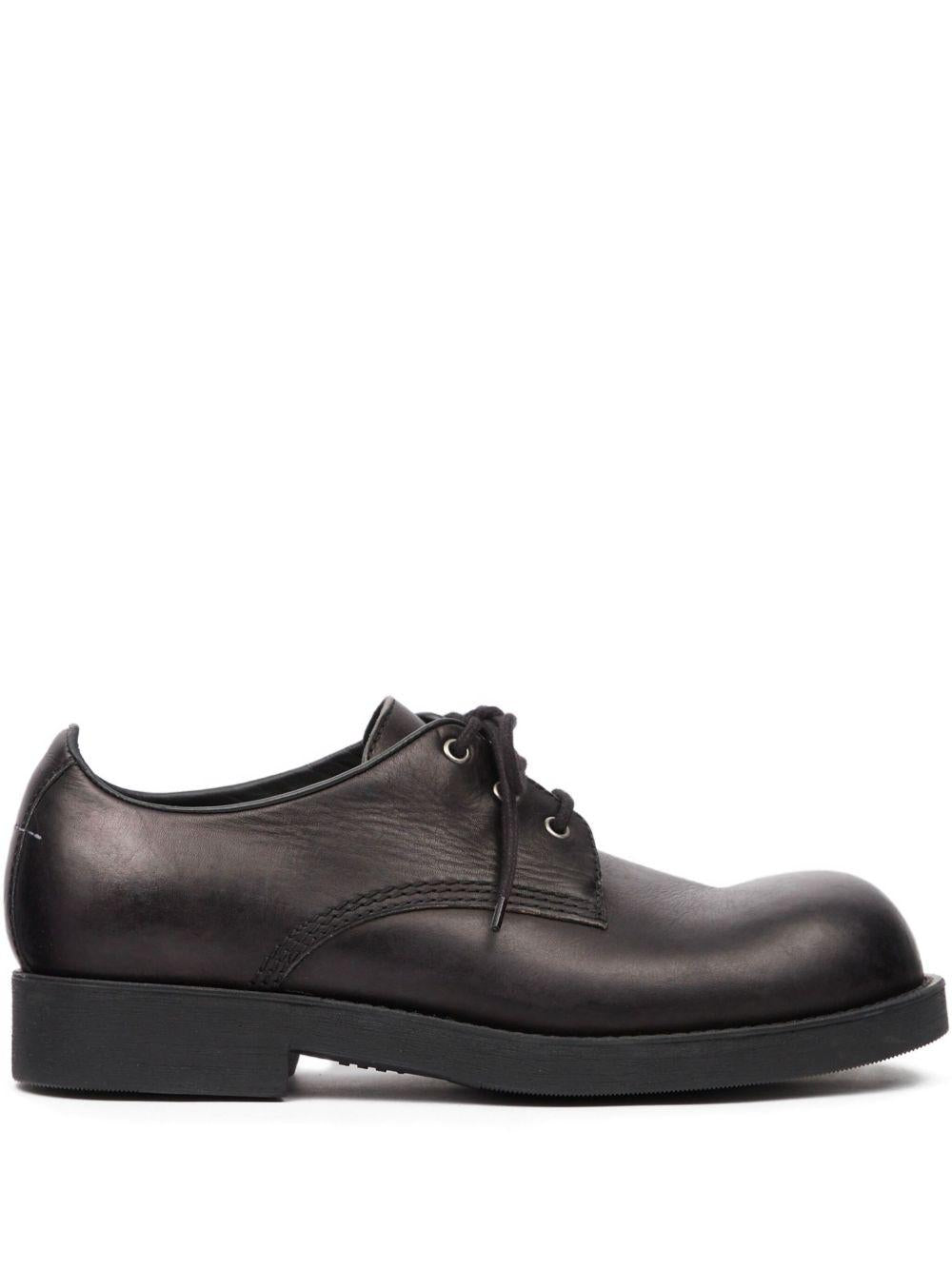 Derby con lacci in nero Mm6 maison margiela - uomo 