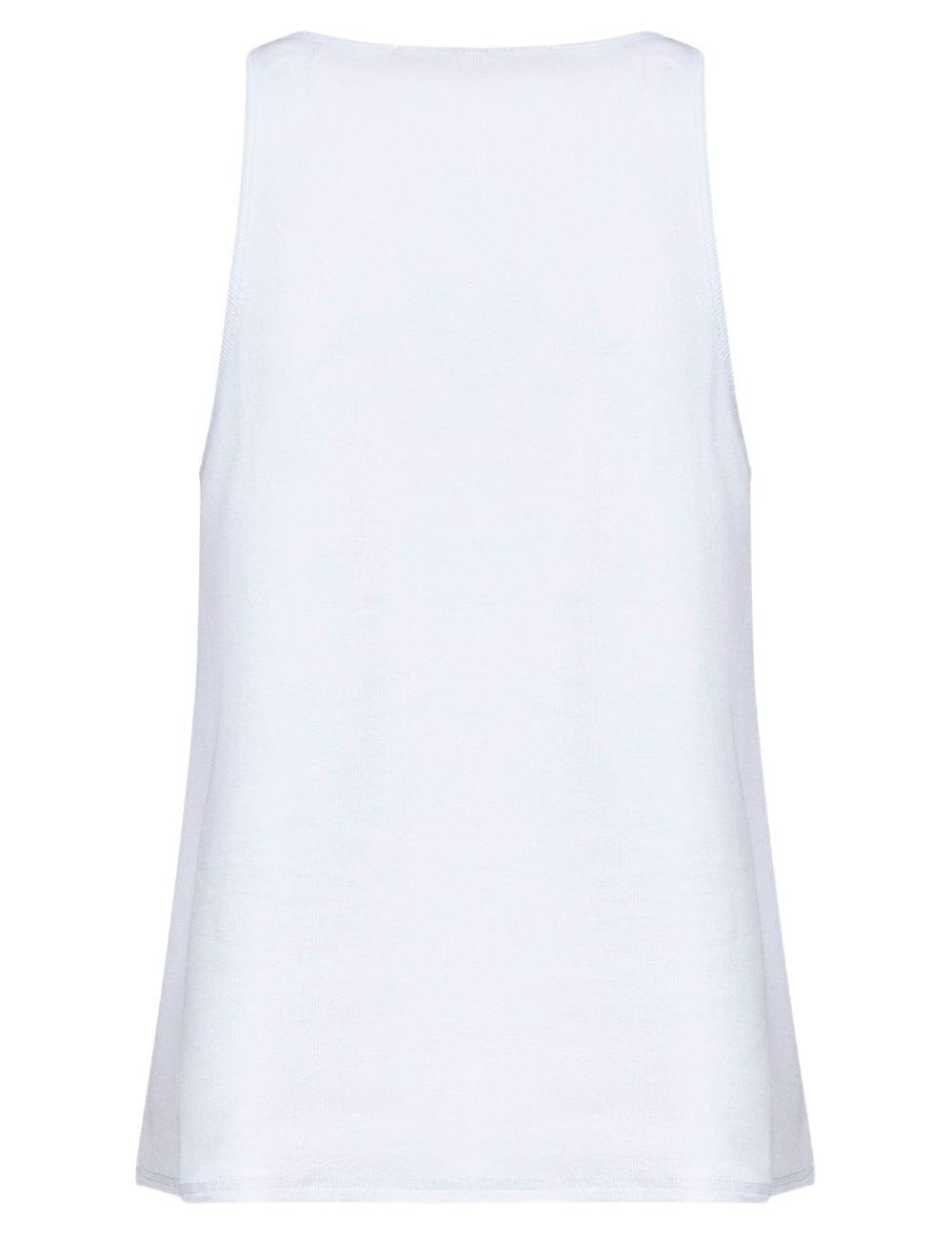 Canotta svasata in bianco Diesel - donna 
