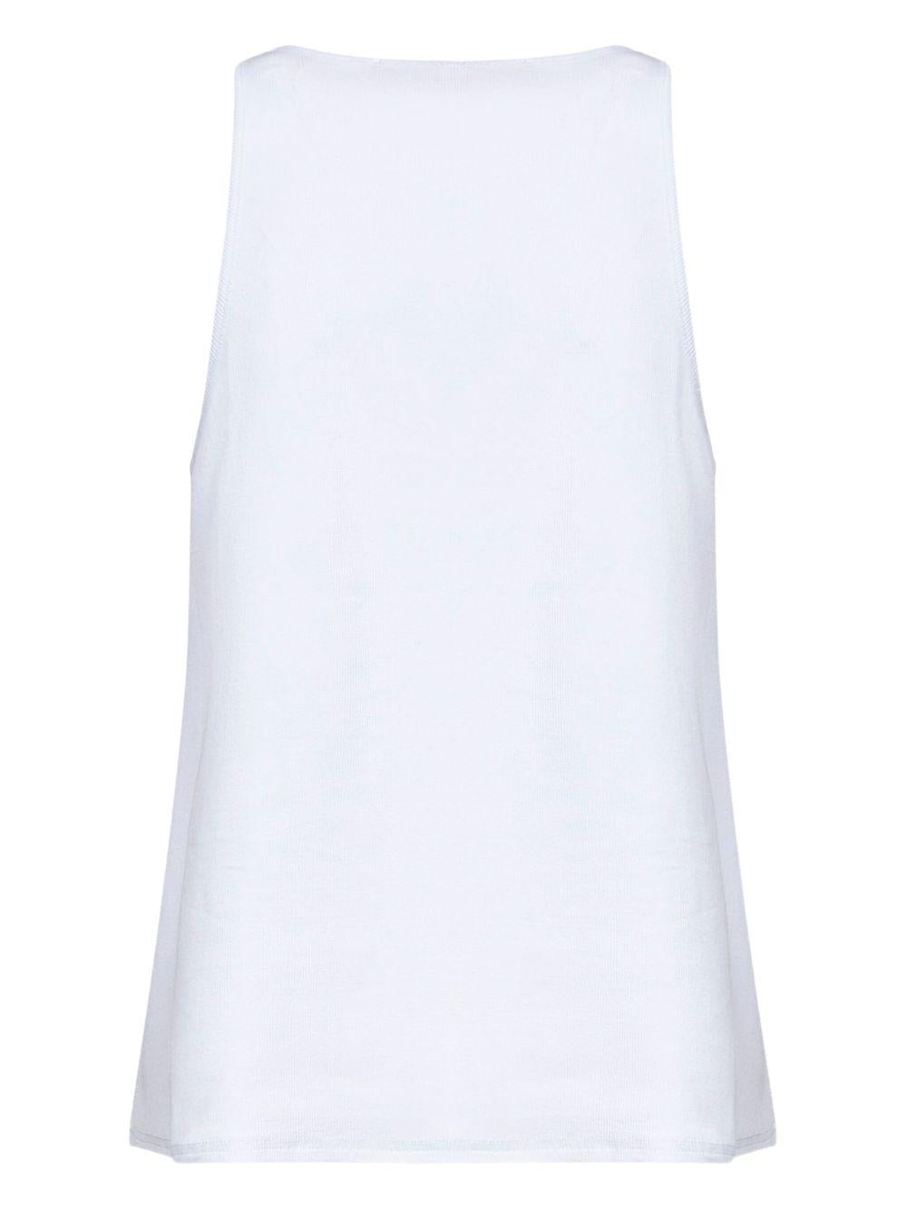 Canotta svasata in bianco Diesel - donna 